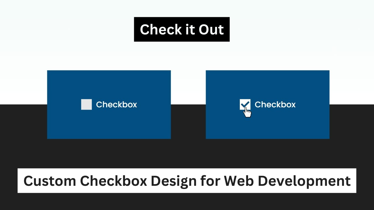 custome check box using html & css