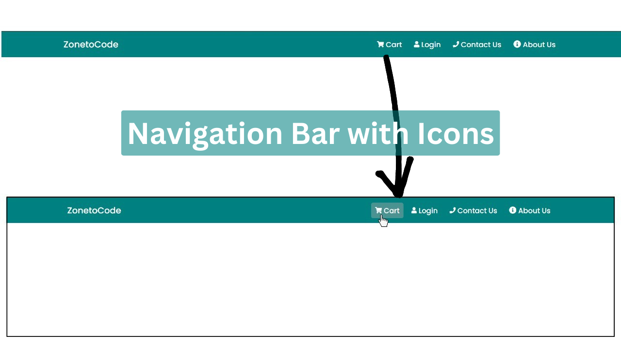 Navigation Bar with Icons